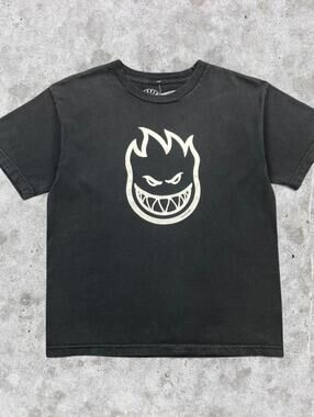 2010's Classic Spitfire Front Logo Hit Graphic T-Shirt